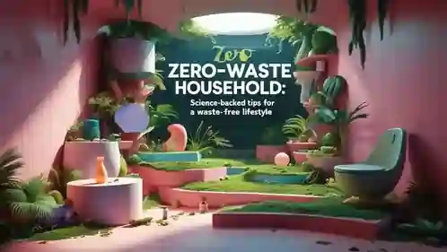 zero-waste household, sustainable hacks, eco-friendly living, green technology, upcycling, reduce trash, science-based tips, sustainability, circular living, waste-free lifestyle, Start Your Zero-Waste Journey, Zero-Waste Future, Green Technology, Organic Waste, How to Be a Zero-Waste Household: Science-Backed Tips for a Waste-Free Lifestyle